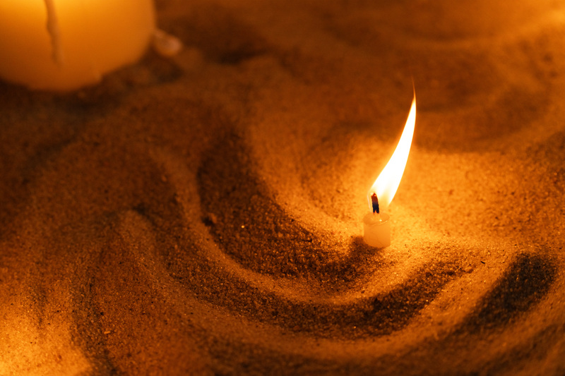 zufälliges Bild aus dem Innenraum der Kirche der Stille